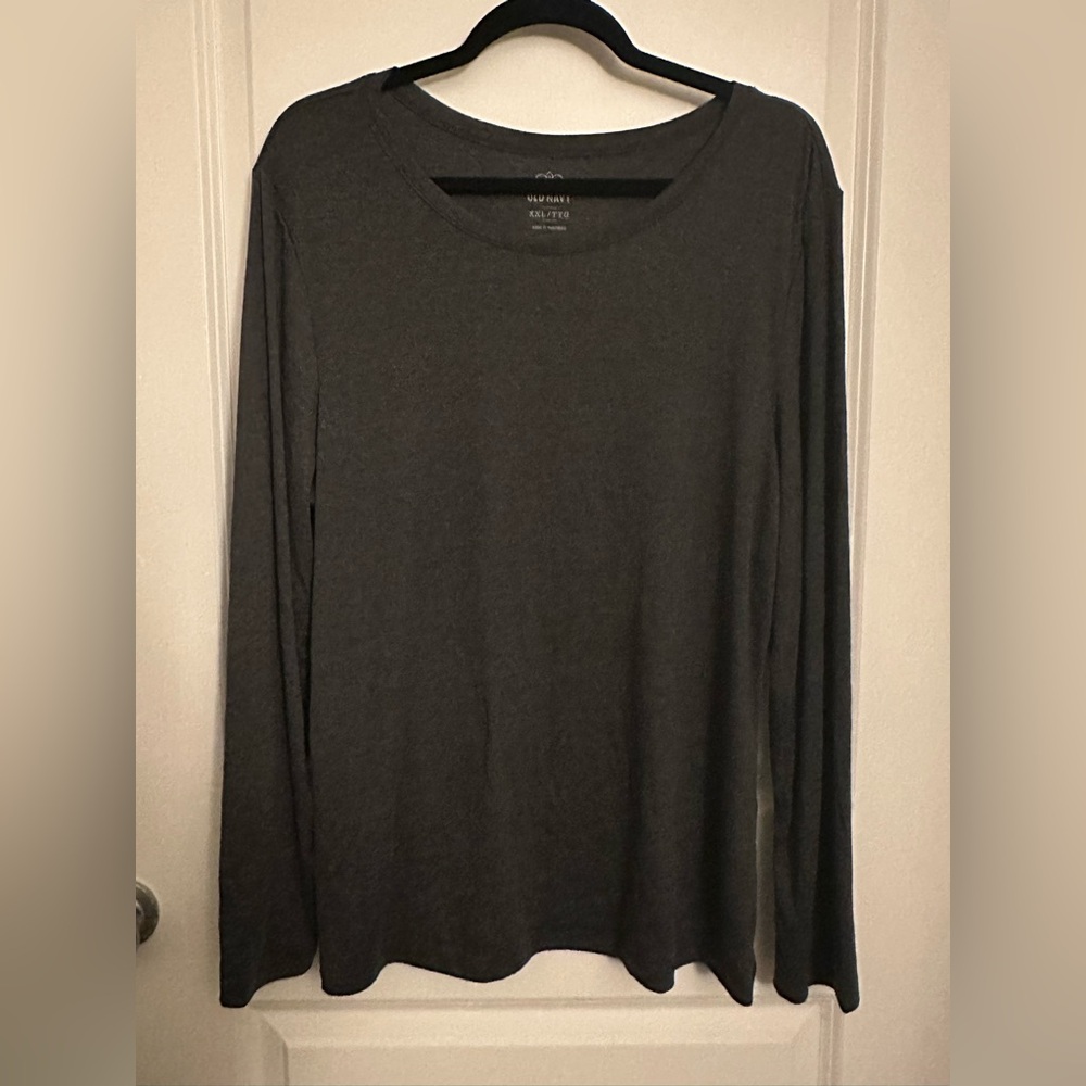 Old Navy Charcoal Long Sleeve Tee XXL